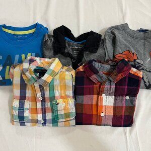 Gymboree, Tommy Hilfiger, CK Boys Long Sleeves Top Bundle | Size 4 | 100% Cotton